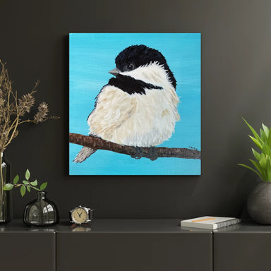 Blue Chickadee Original Painting