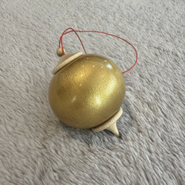 Iridescent Gold Bauble Ornament