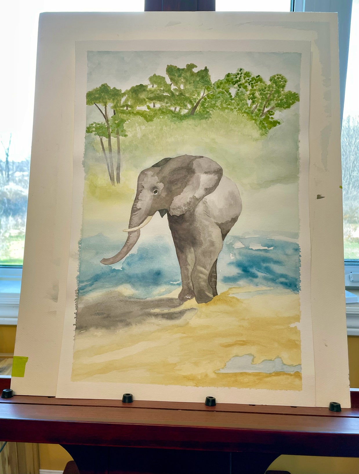 Wanda’s Elephant Original Painting