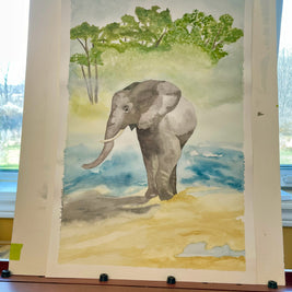 Wanda’s Elephant Original Painting