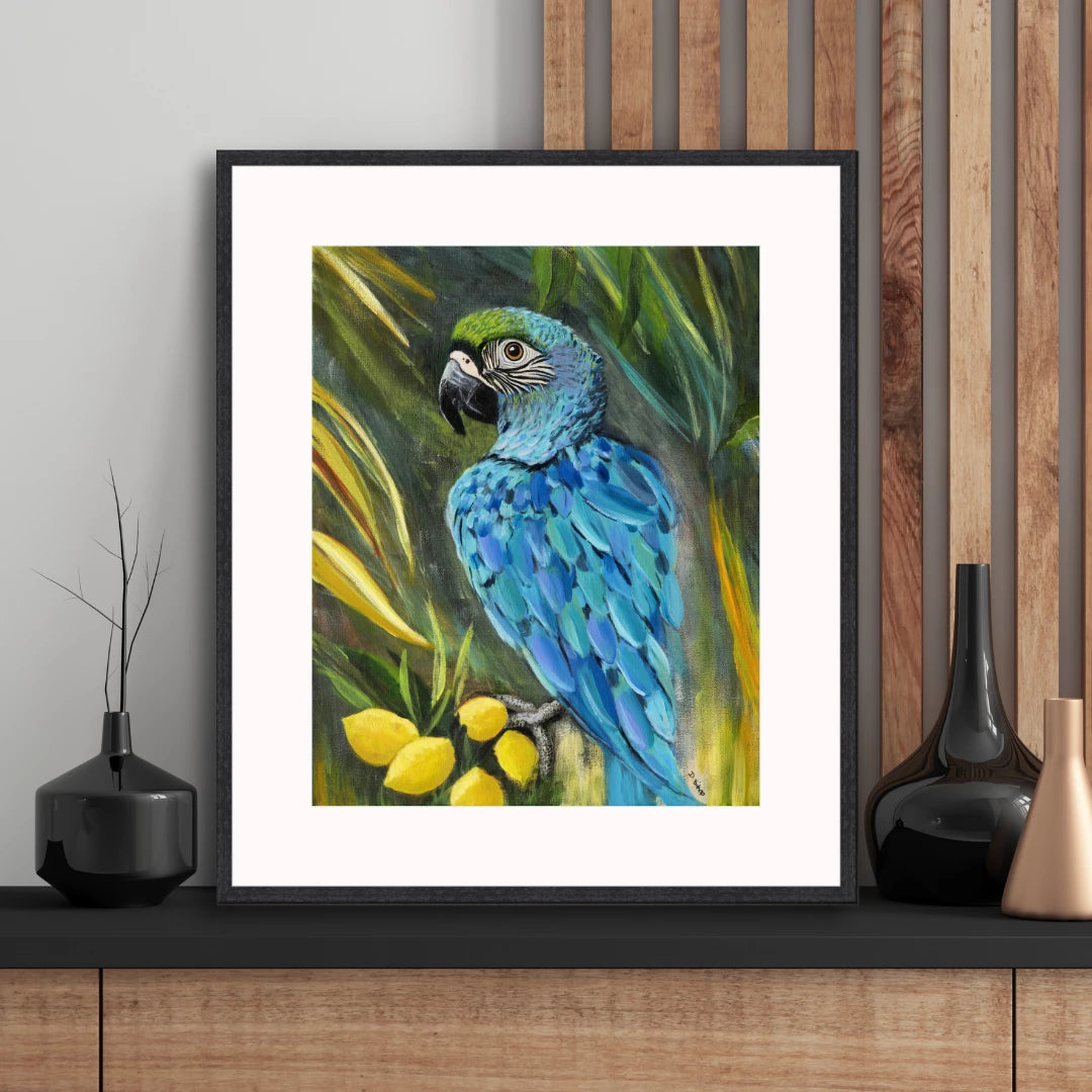 Macaw Parrot Print
