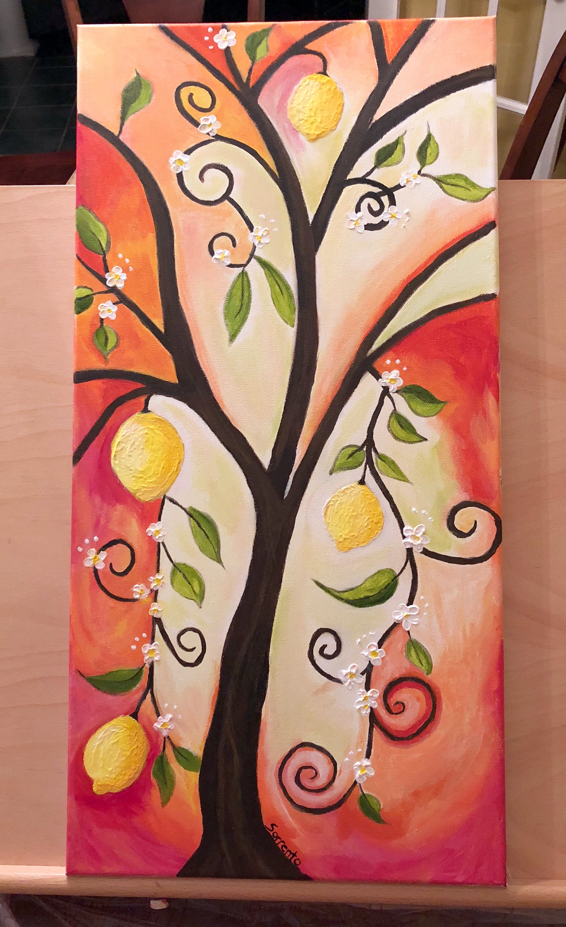 Sorrento - Lemon Tree Original Painting