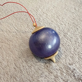 Iris Purple Bauble Ornament