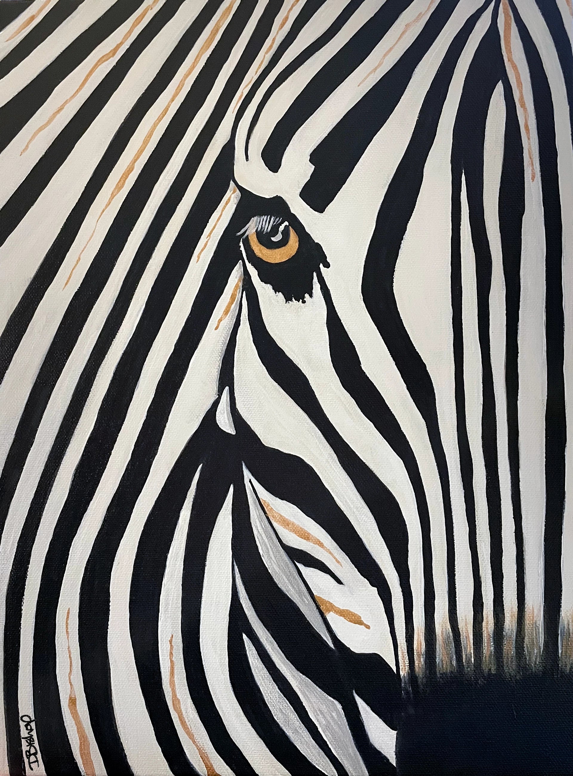 Zebra Original Painting