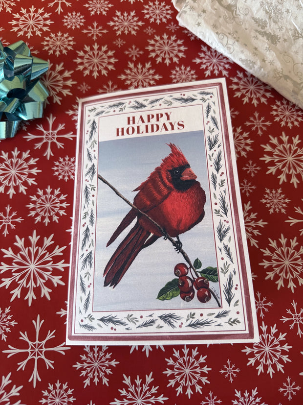 Cardinal Christmas Card