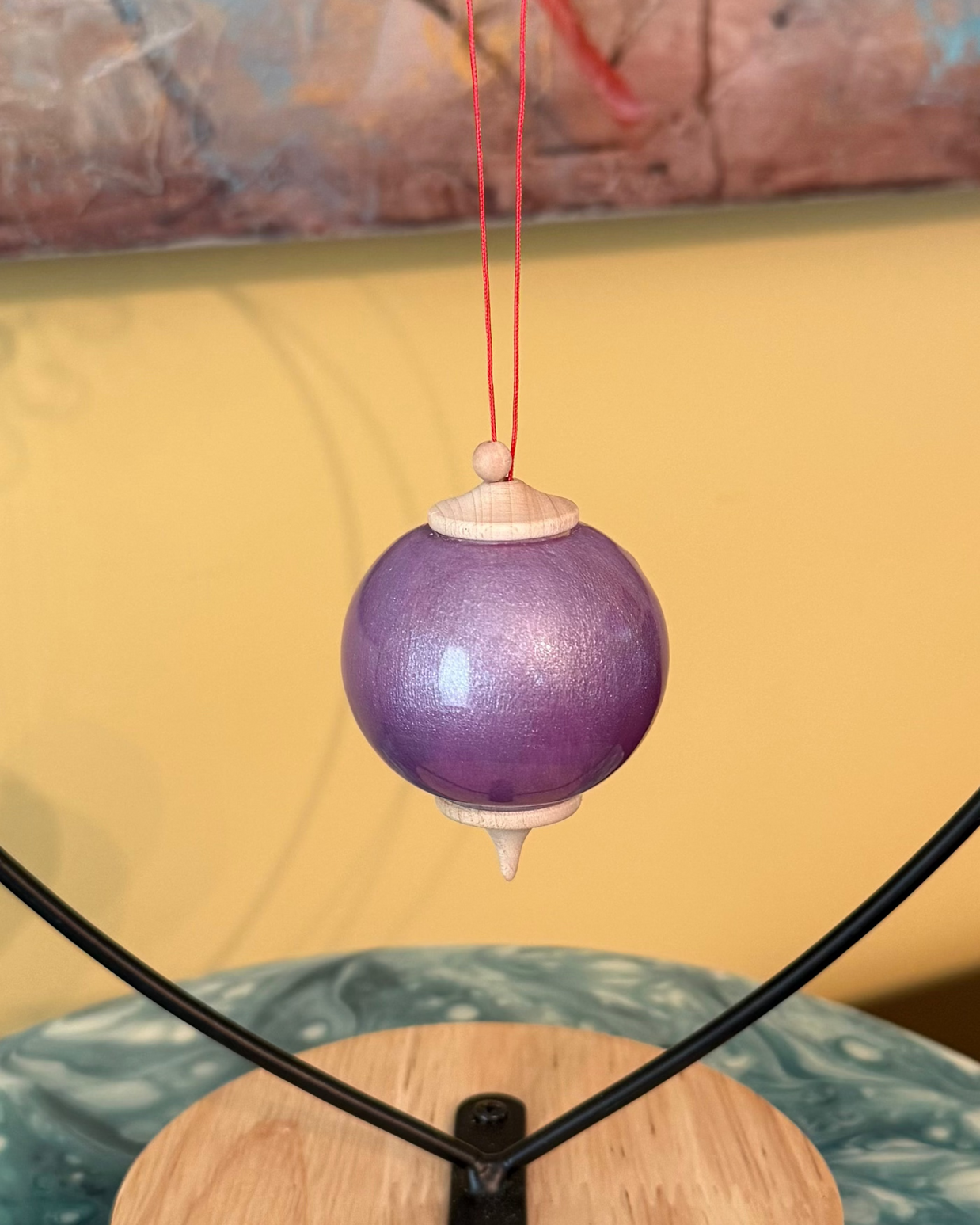 Regal Purple Bauble Ornament