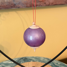 Regal Purple Bauble Ornament