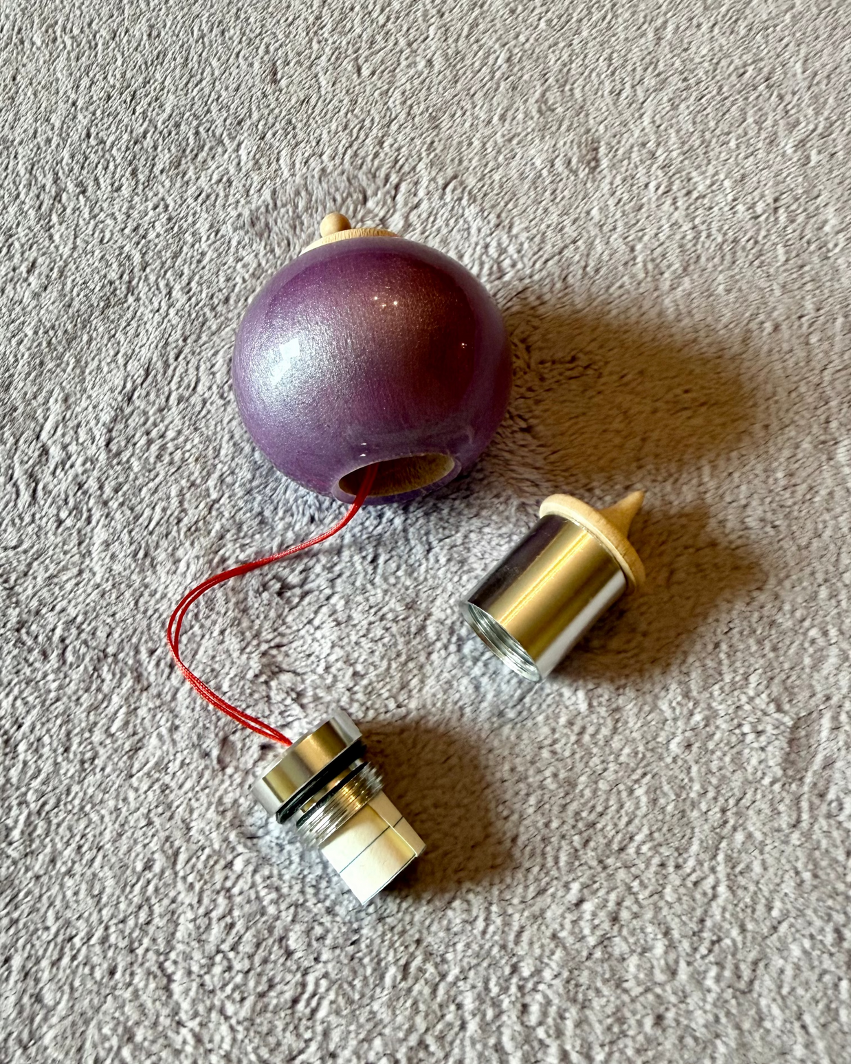 Regal Purple Bauble Ornament