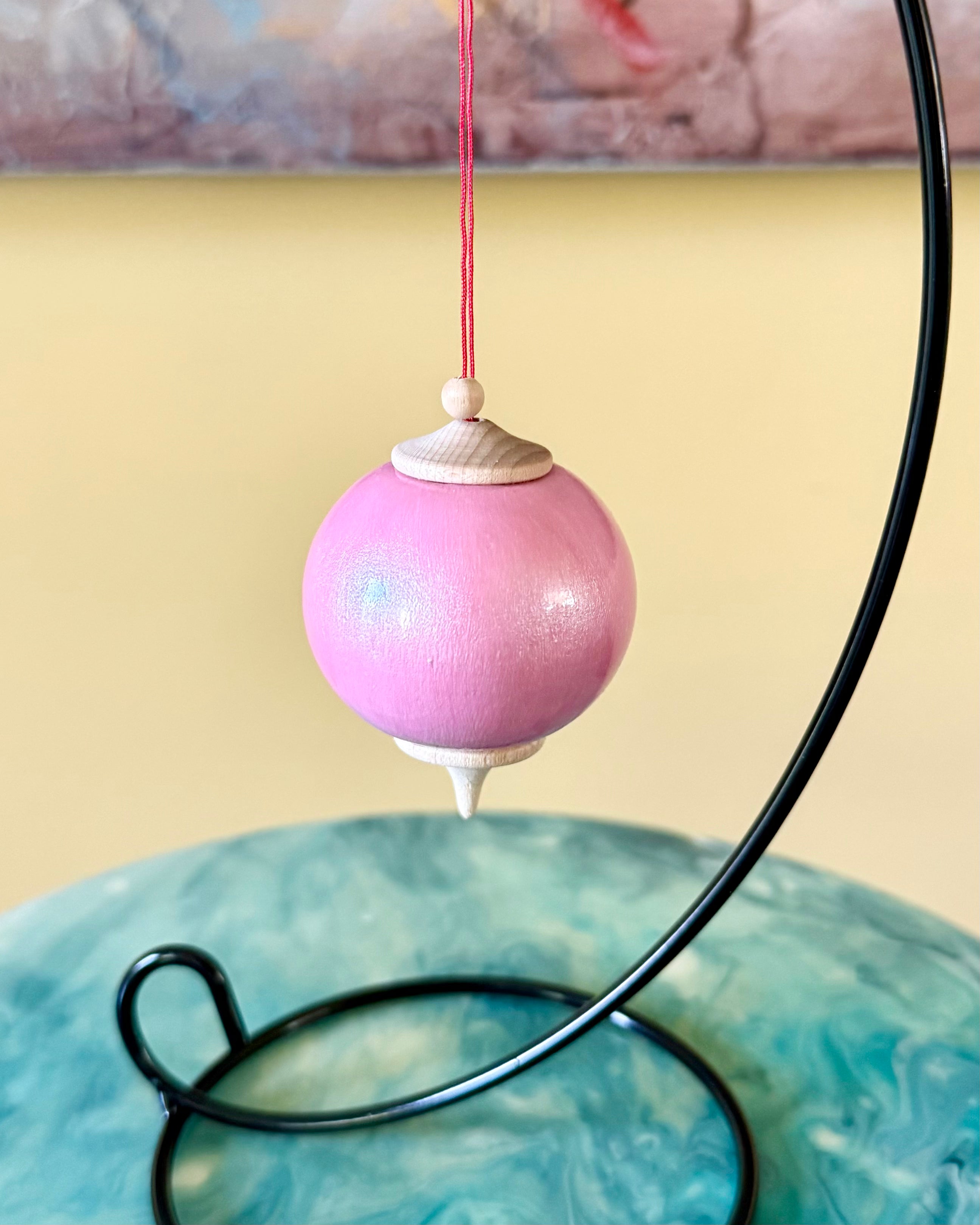Baby Pink Bauble Ornament