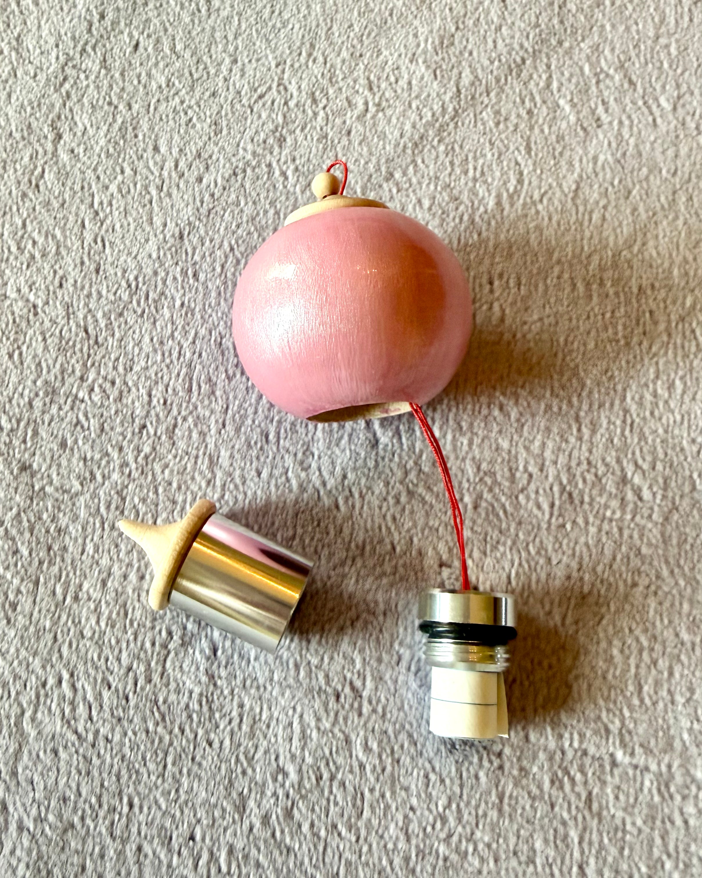 Baby Pink Bauble Ornament