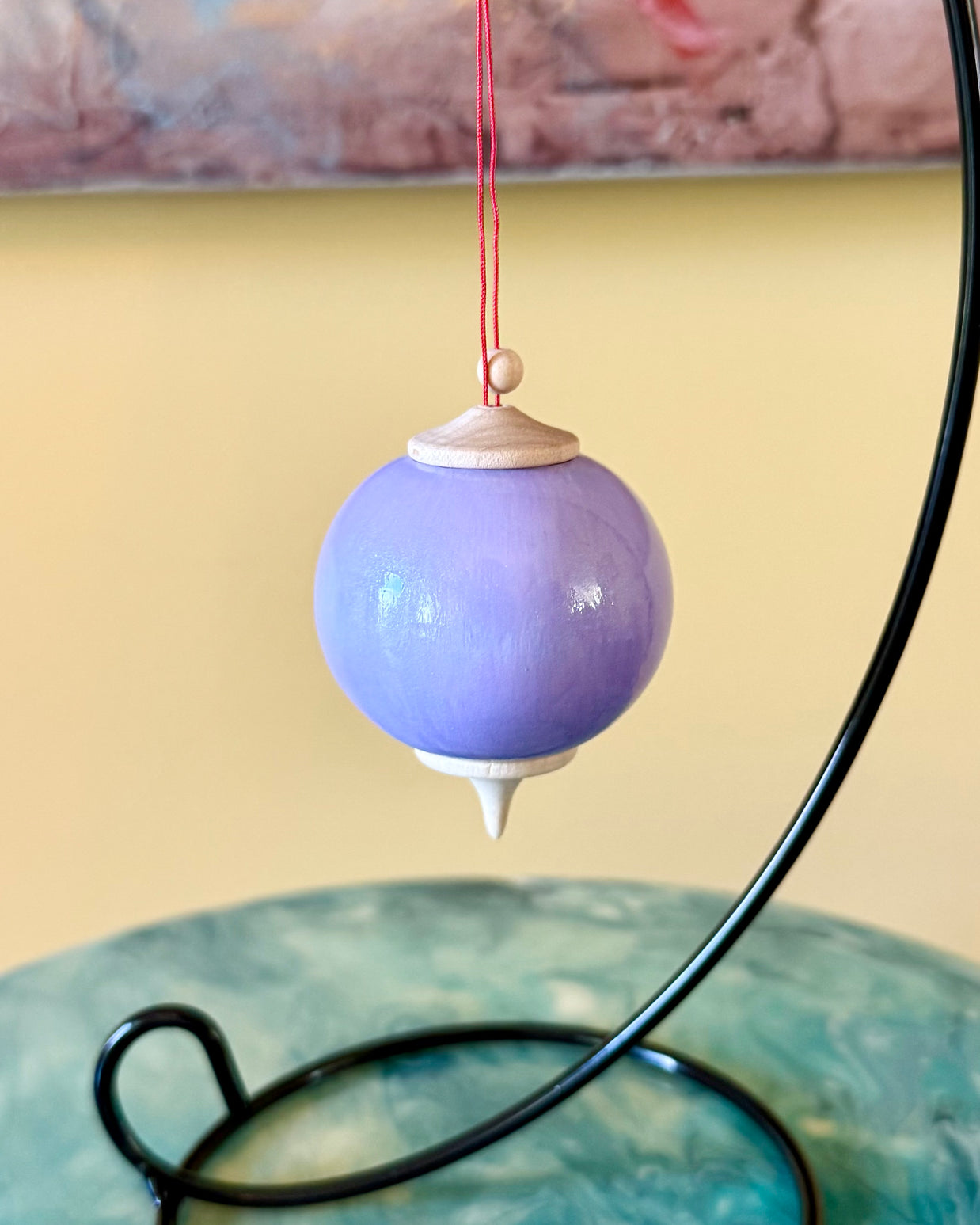 Pastel Lilac Bauble Ornament