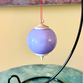 Pastel Lilac Bauble Ornament