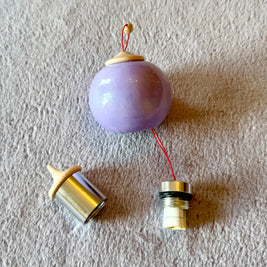 Pastel Lilac Bauble Ornament
