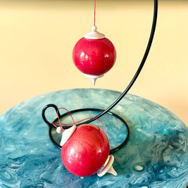 Golden Apple Bauble Ornament