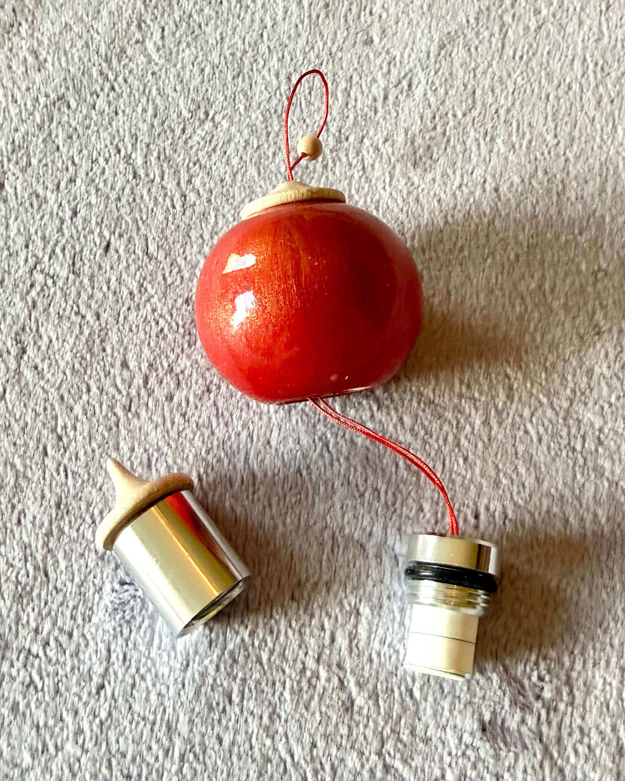 Golden Apple Bauble Ornament