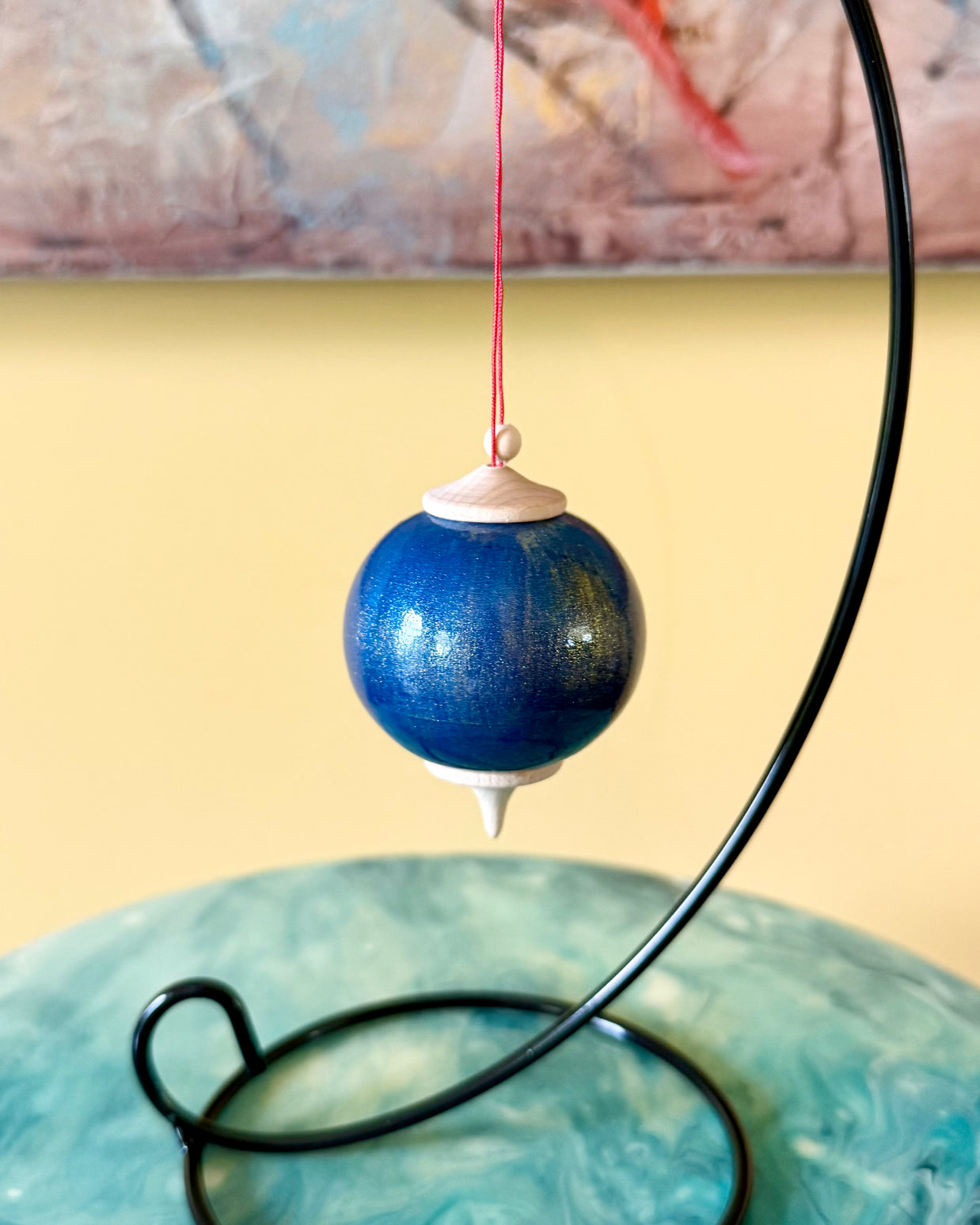 Midnight Stardust Bauble Ornament