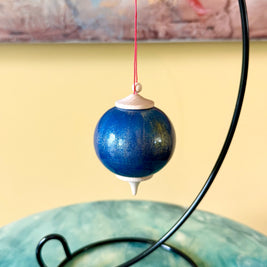 Midnight Stardust Bauble Ornament