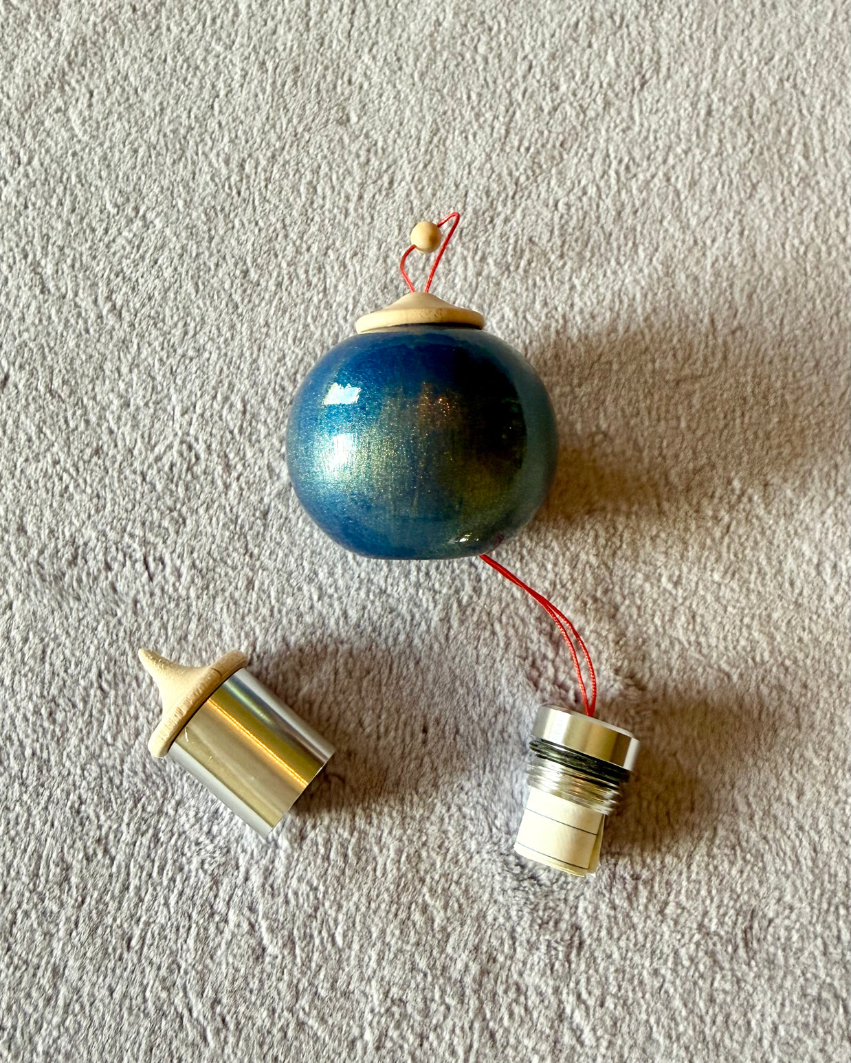 Midnight Stardust Bauble Ornament