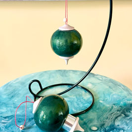 Dark Pine Bauble Ornament