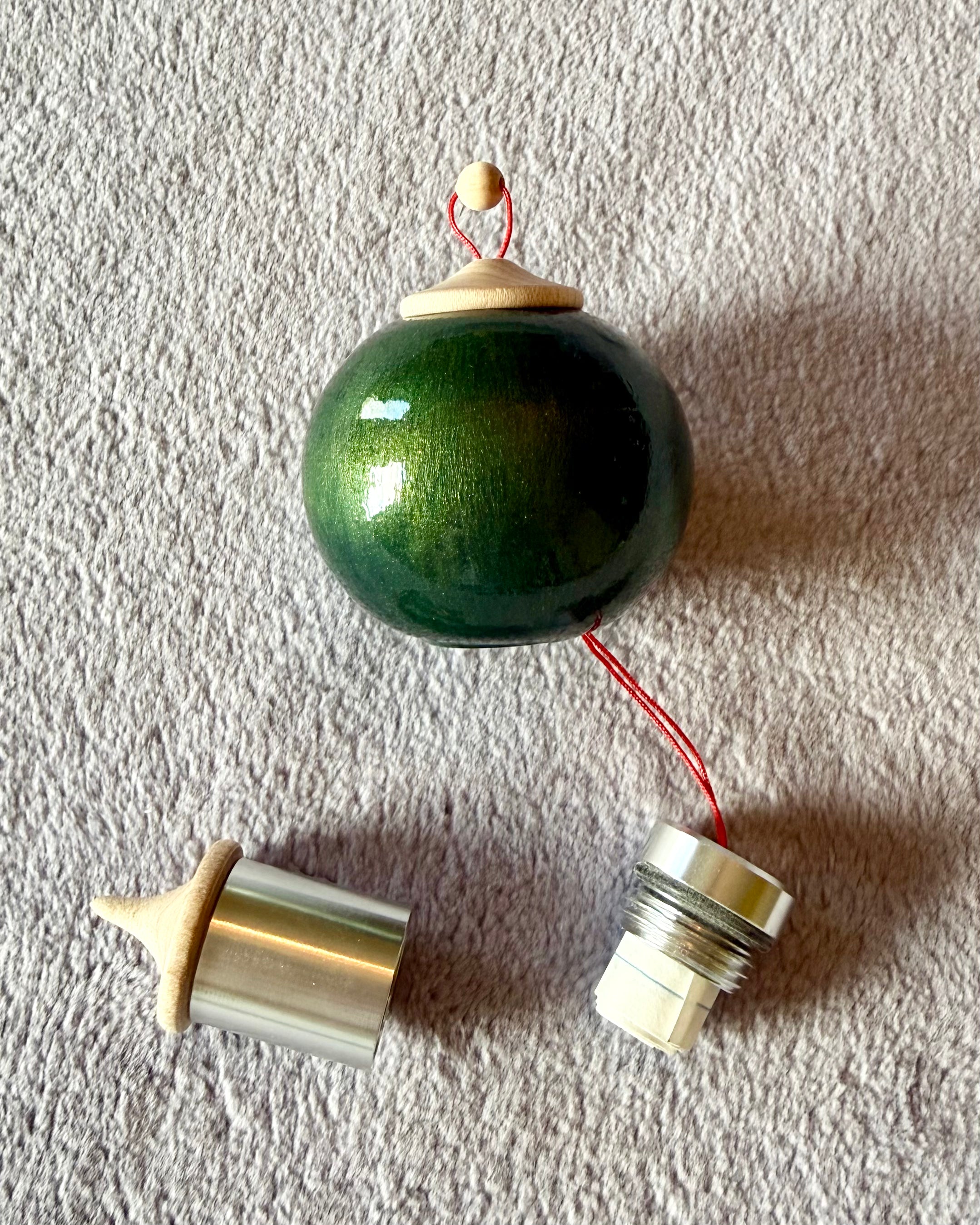 Dark Pine Bauble Ornament