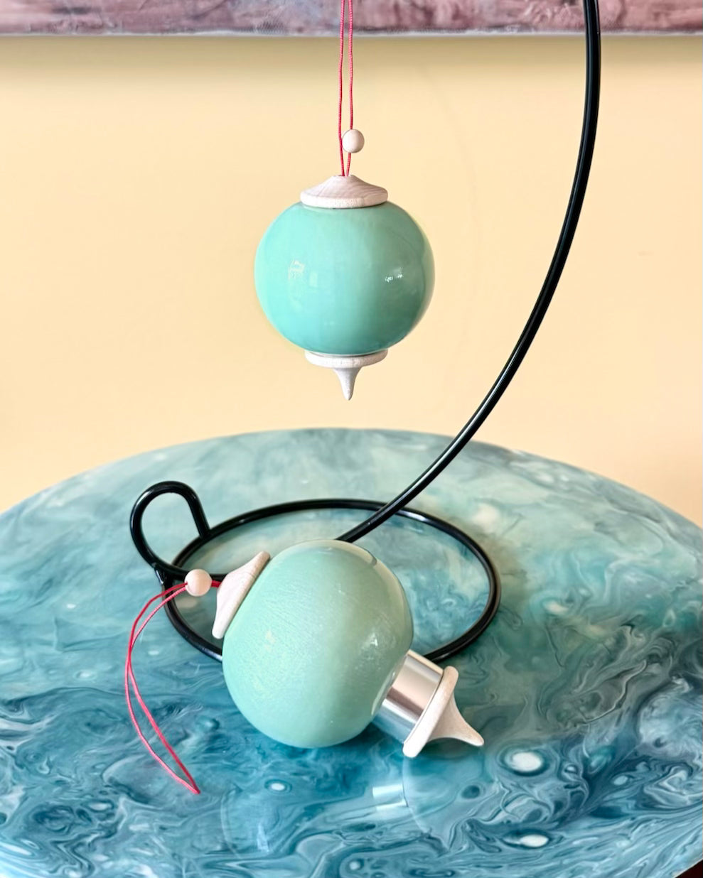 Mint Bauble Ornament