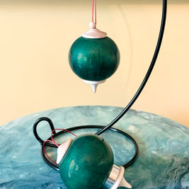 Jade Crystal Bauble Ornament