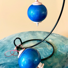 Blue Sapphire Bauble Ornament