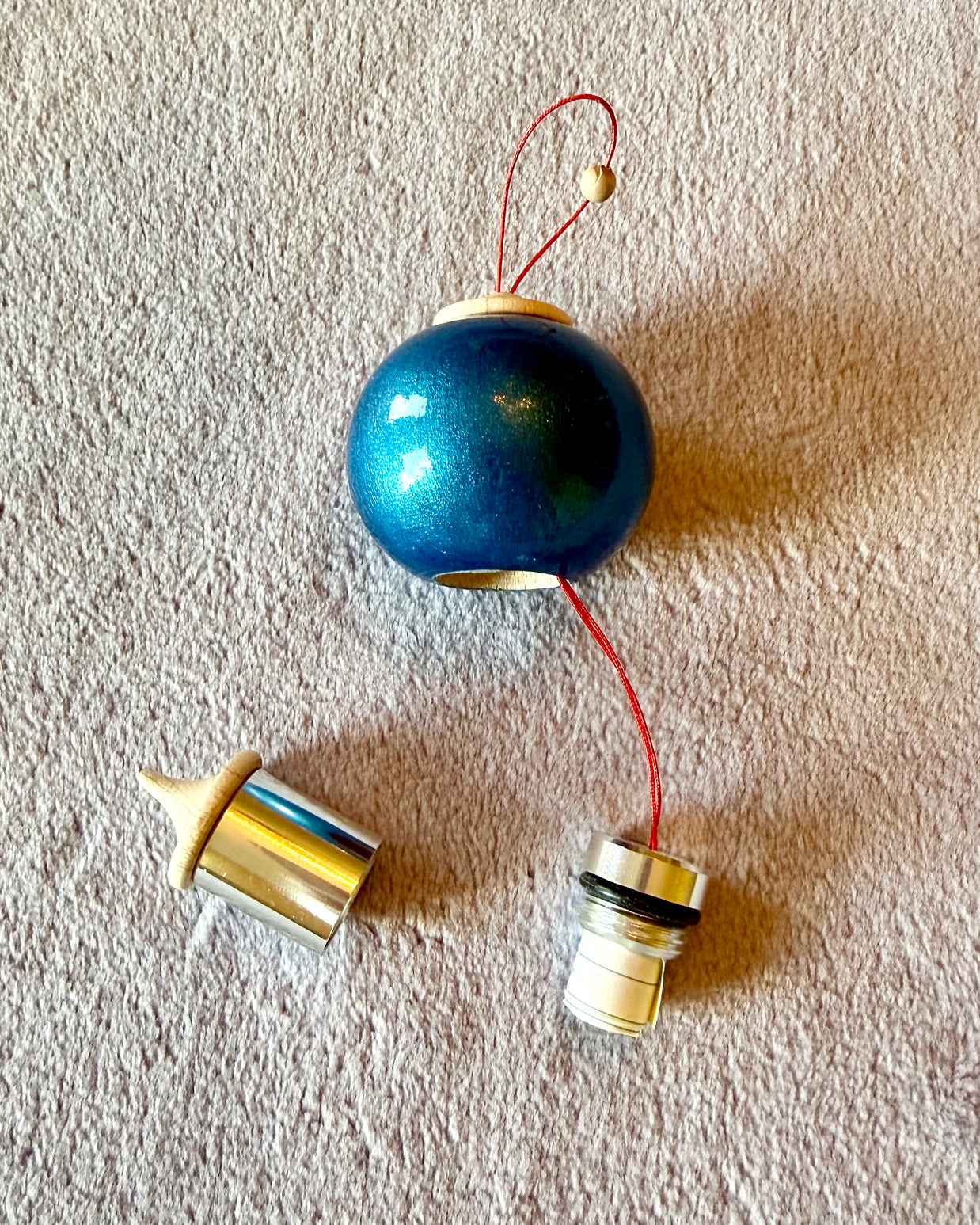 Blue Sapphire Bauble Ornament