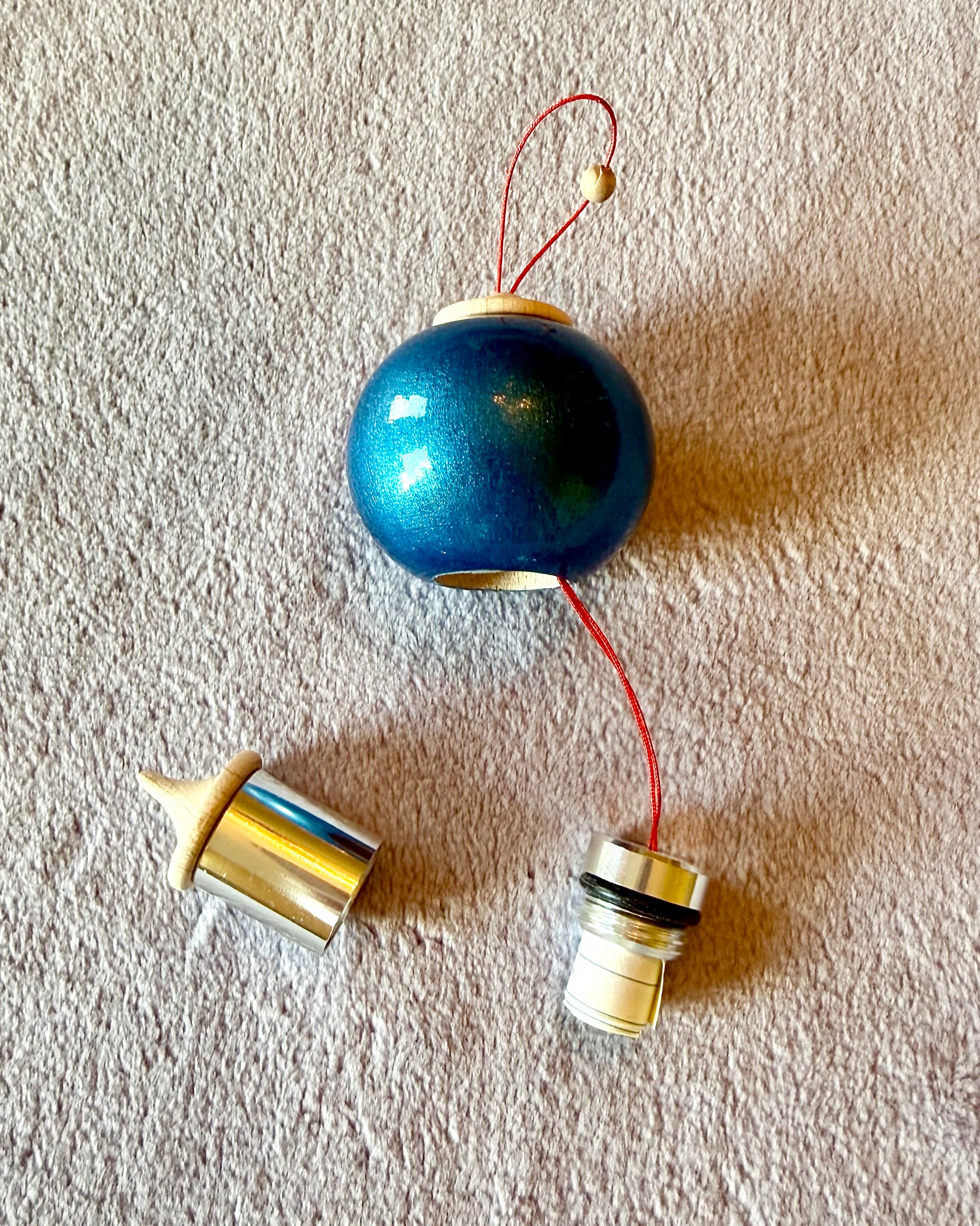 Blue Sapphire Bauble Ornament