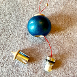 Blue Sapphire Bauble Ornament