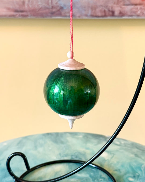 Botanical Green Bauble Ornament