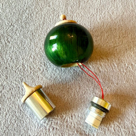 Botanical Green Bauble Ornament