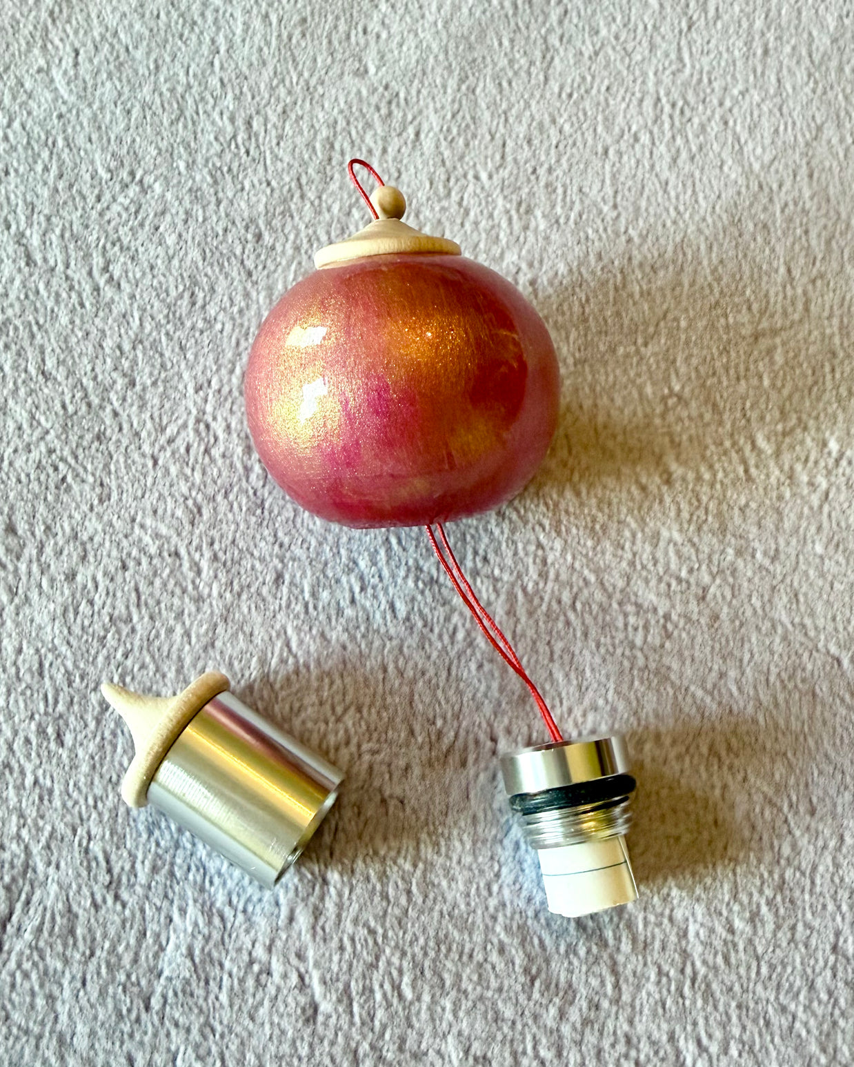 Golden Princess Bauble Ornament