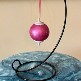 Raspberry Sorbet Bauble Ornament