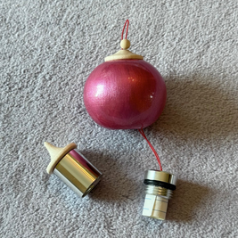 Raspberry Sorbet Bauble Ornament
