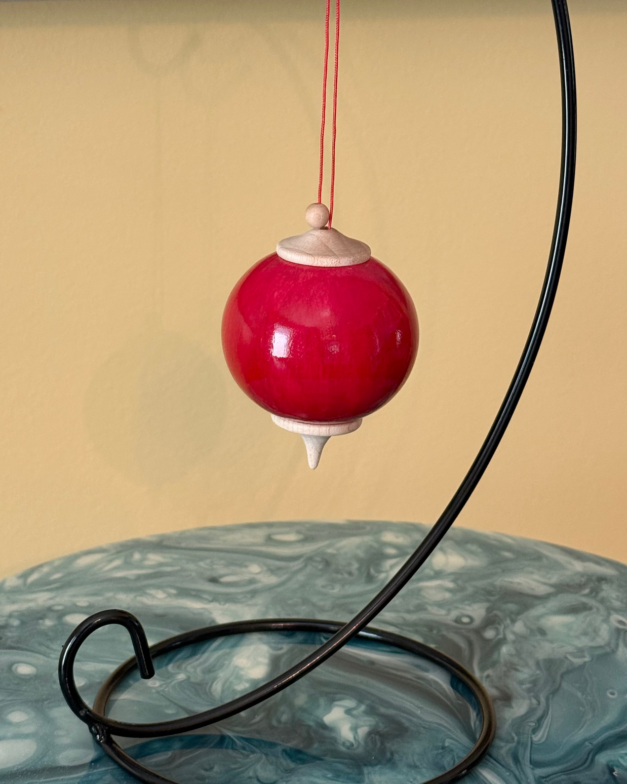 Ruby Shine Bauble Ornament