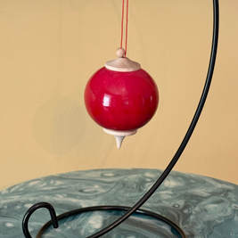 Ruby Shine Bauble Ornament