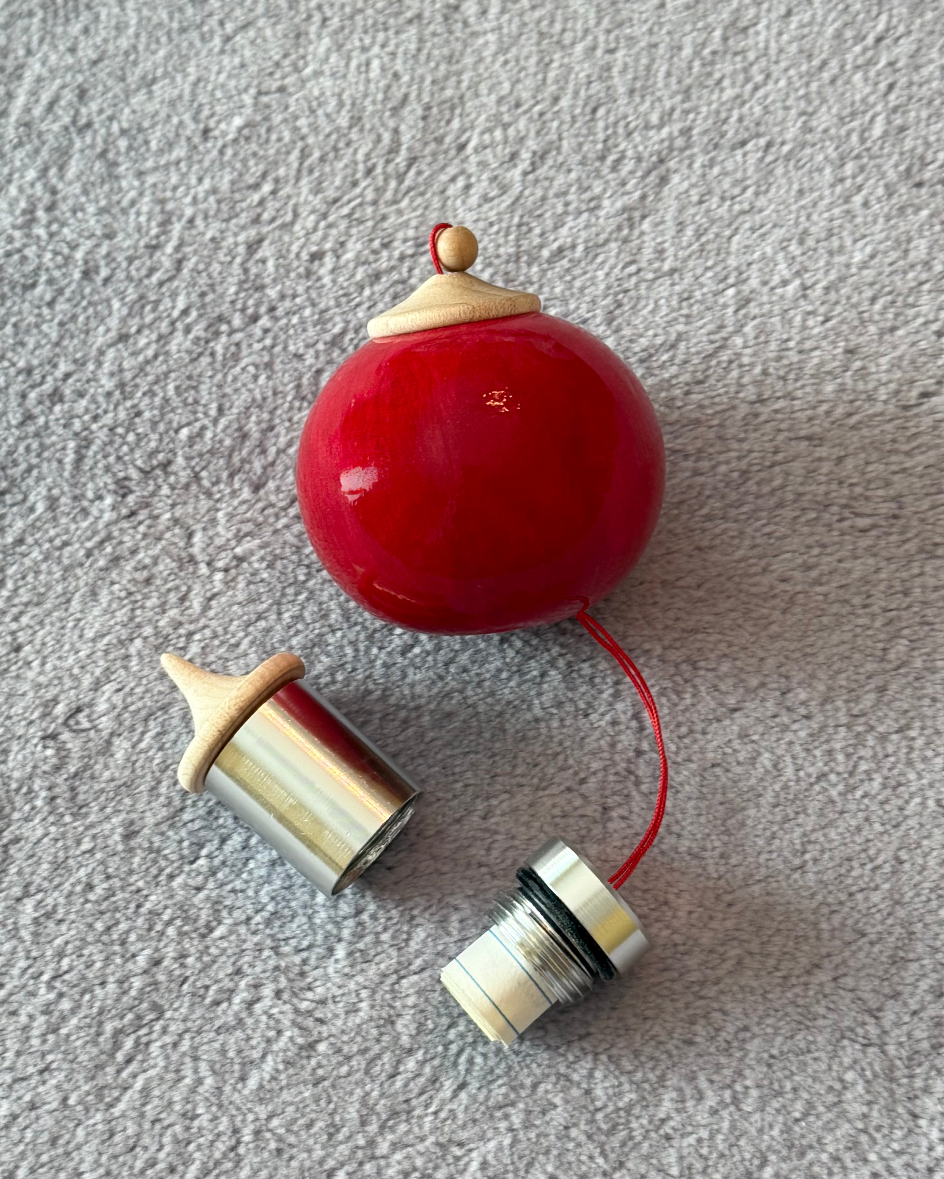 Ruby Shine Bauble Ornament
