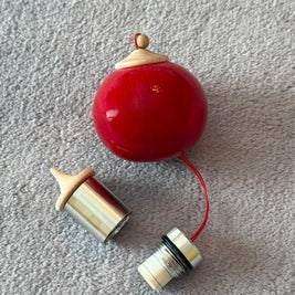 Ruby Shine Bauble Ornament