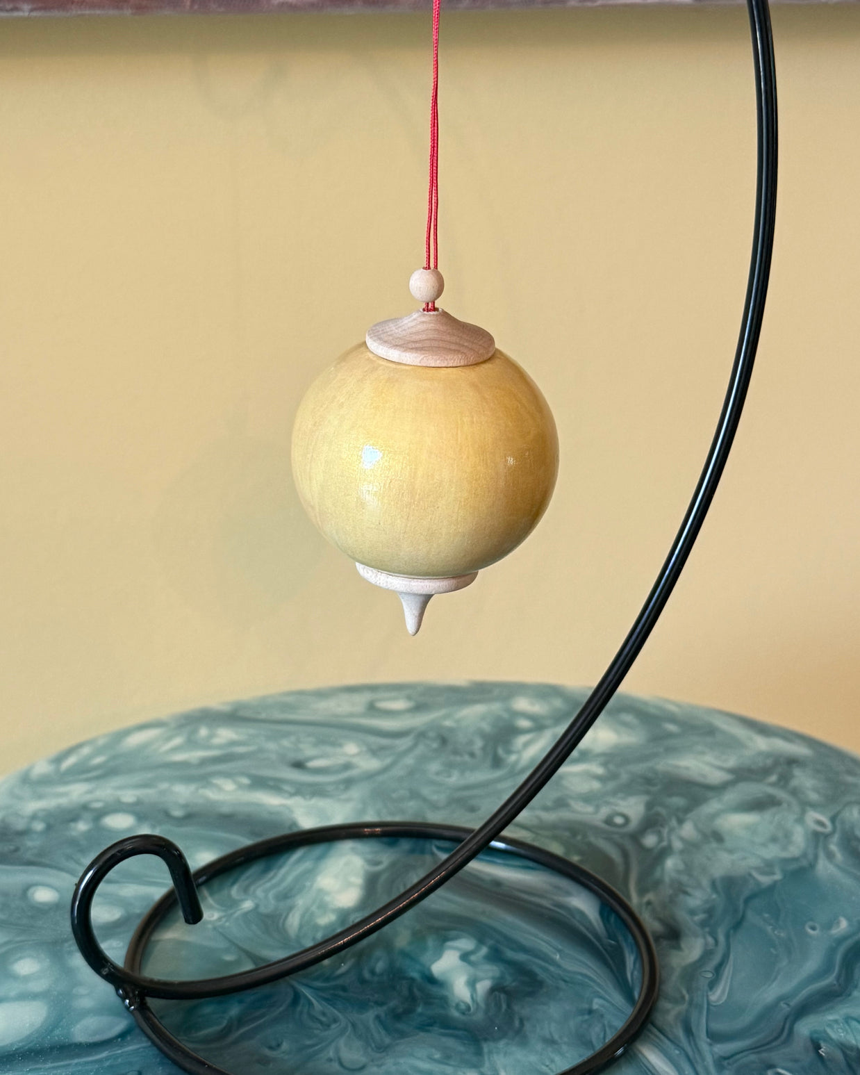 Golden Moon Bauble Ornament