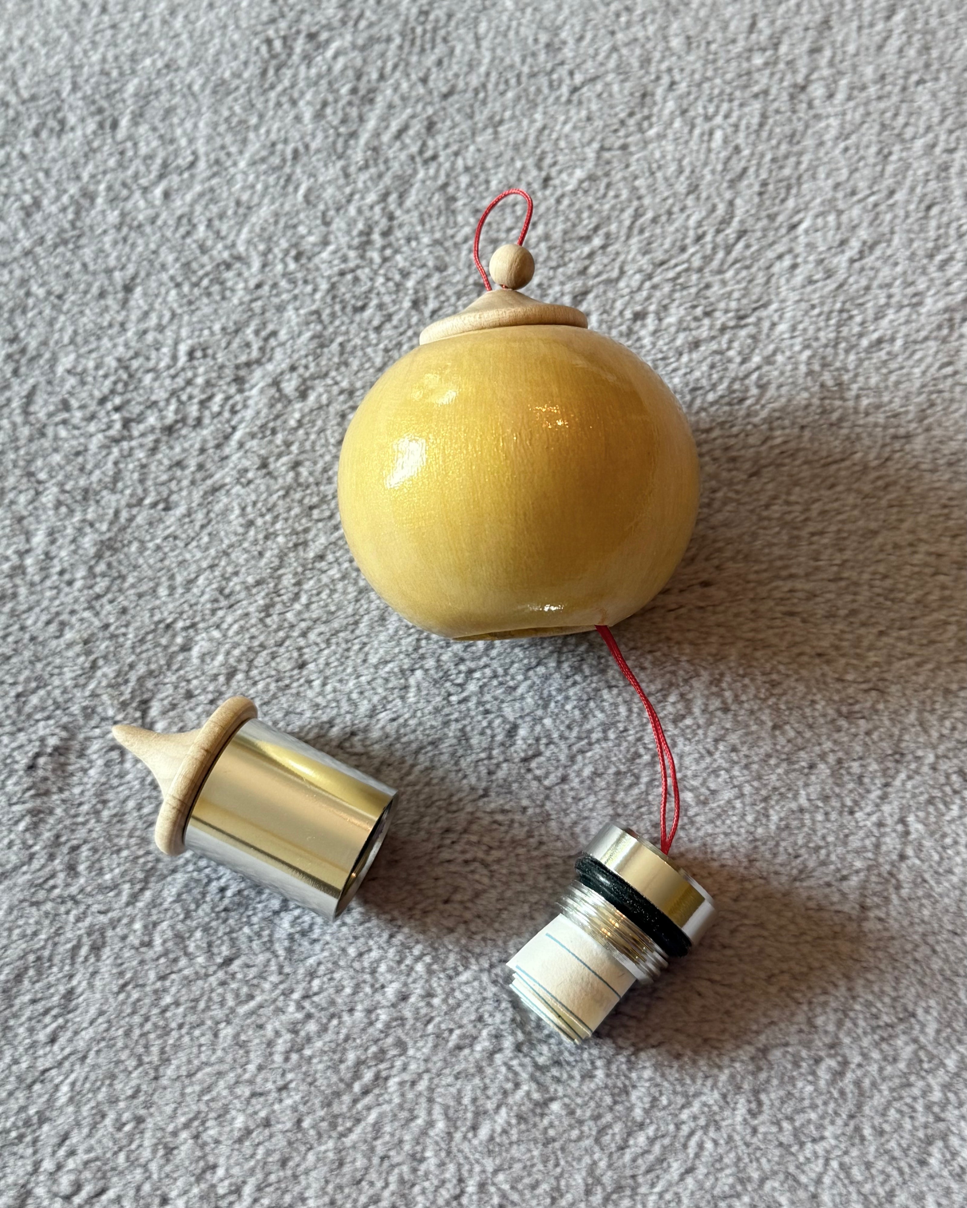 Golden Moon Bauble Ornament