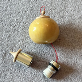 Golden Moon Bauble Ornament