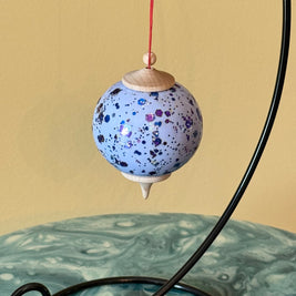 Lavender Galaxy “Specialty Pattern” Bauble Ornament