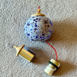 Lavender Galaxy “Specialty Pattern” Bauble Ornament