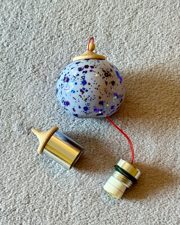 Lavender Galaxy “Specialty Pattern” Bauble Ornament