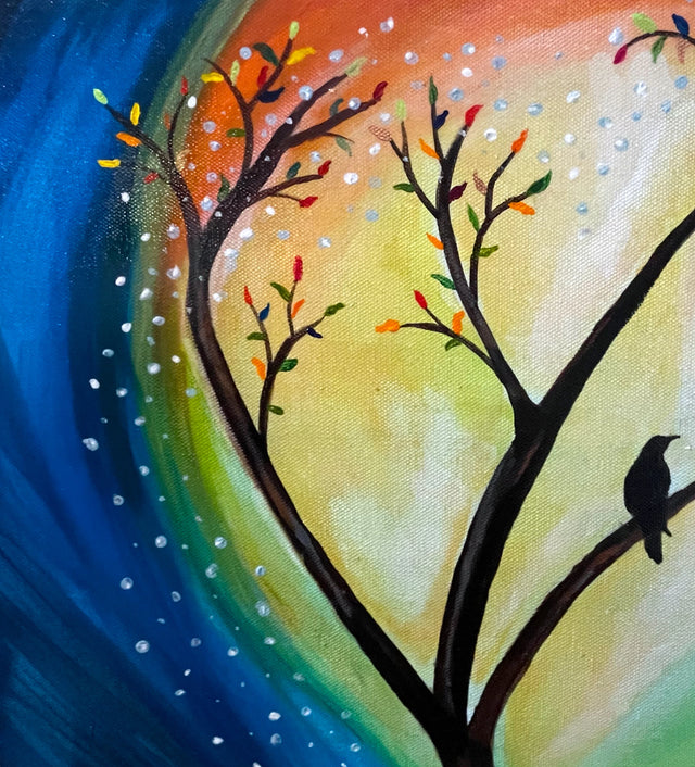 New Year's Eve Original Painting