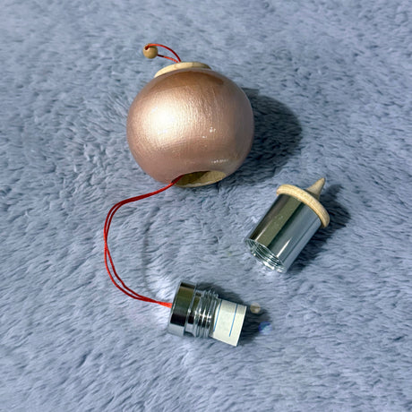 Rose Gold Bauble Ornament