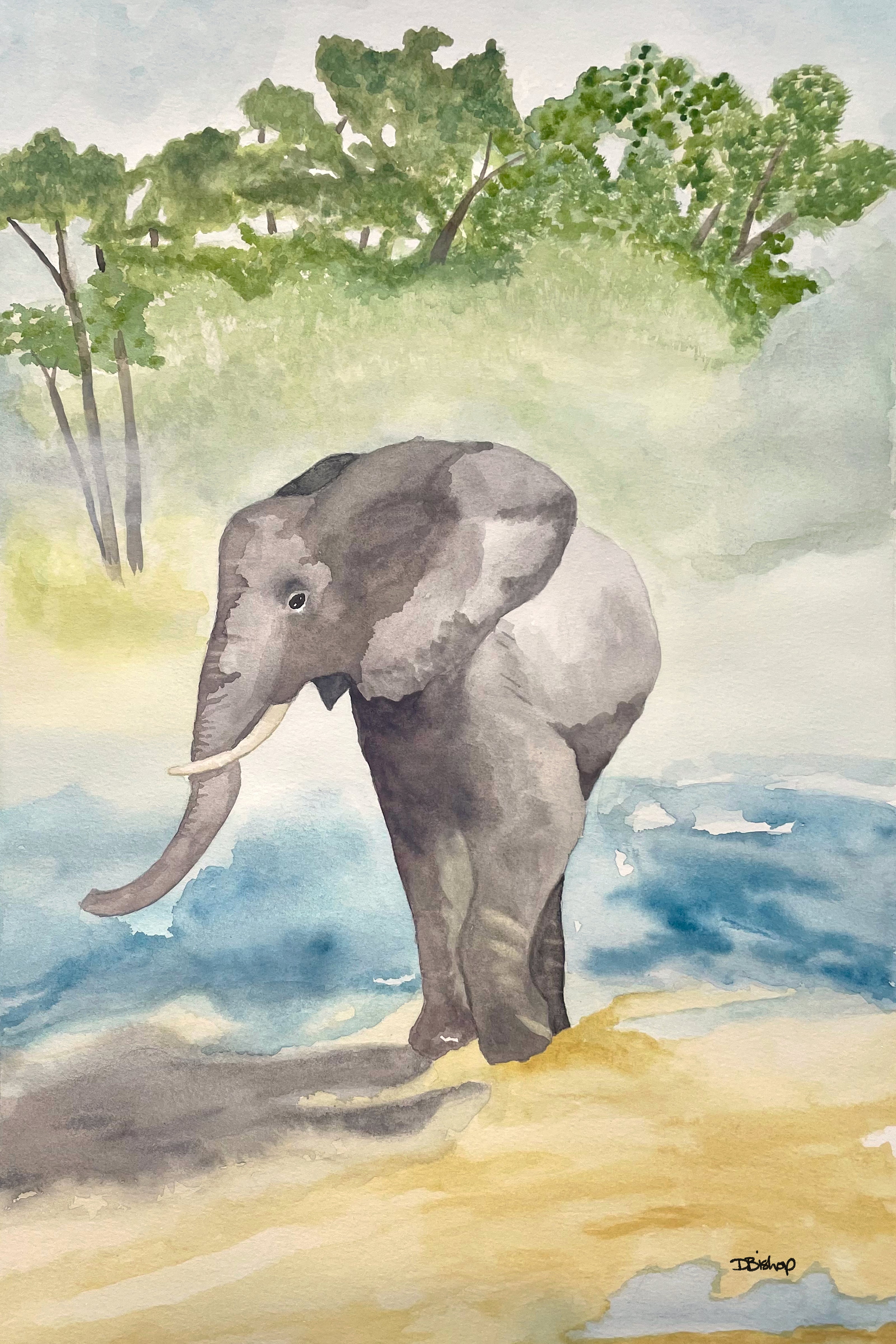 Wanda’s Elephant Original Painting