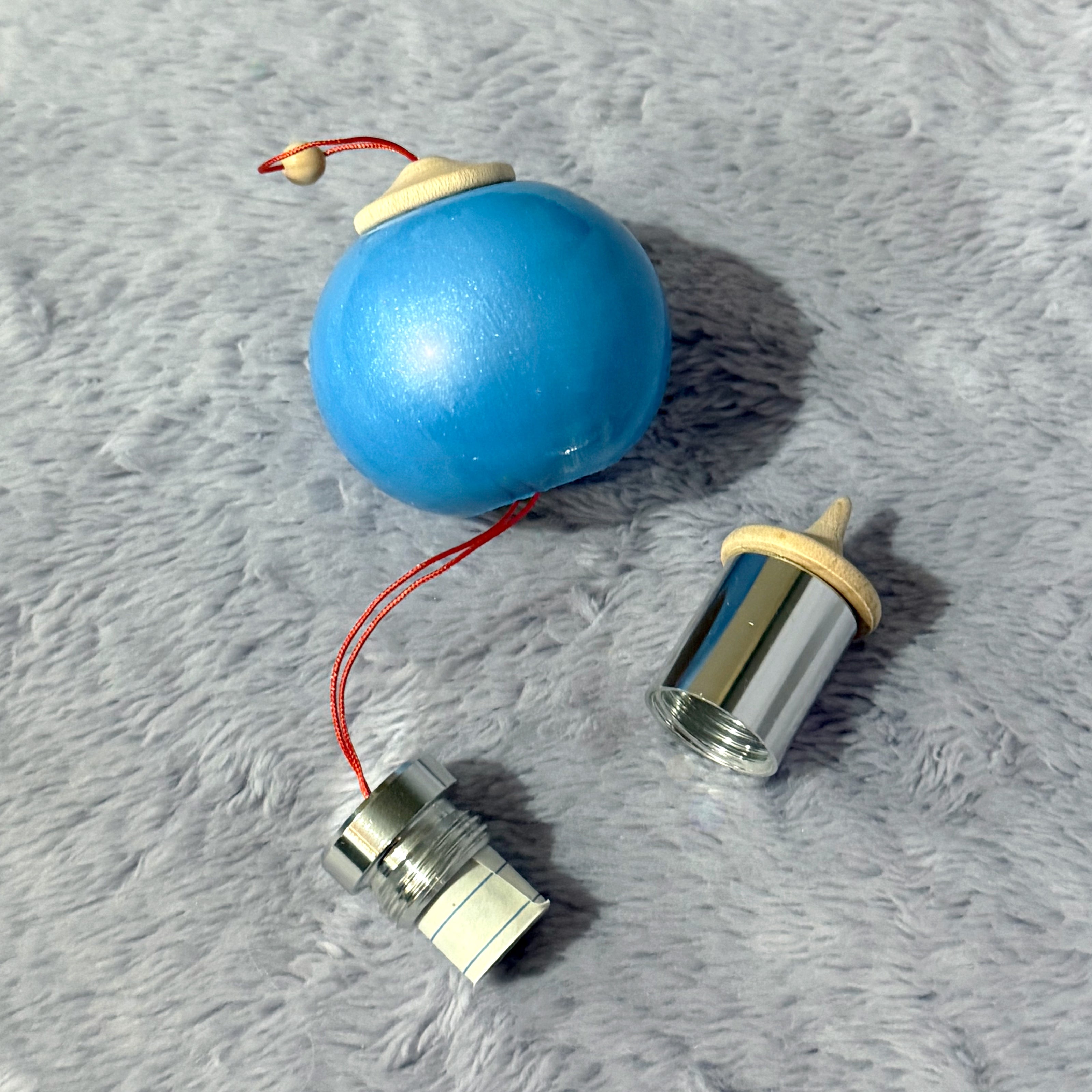 Sky Blue Bauble Ornament