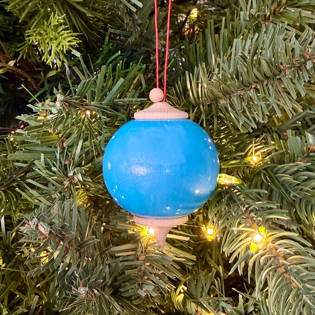Sky Blue Bauble Ornament